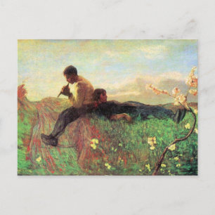 Idyl by Giovanni Segantini Postcard