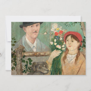 Idyll Beside a Fence   Tadeusz Makowski