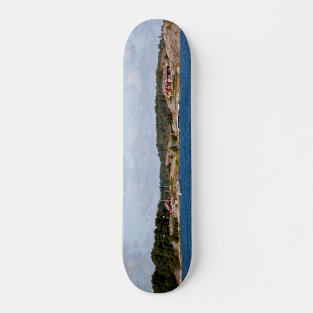 Idyllic coast landscape skateboard (Front)