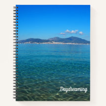 Idyllic Corsica Waters Photo Large Spiral Notebook