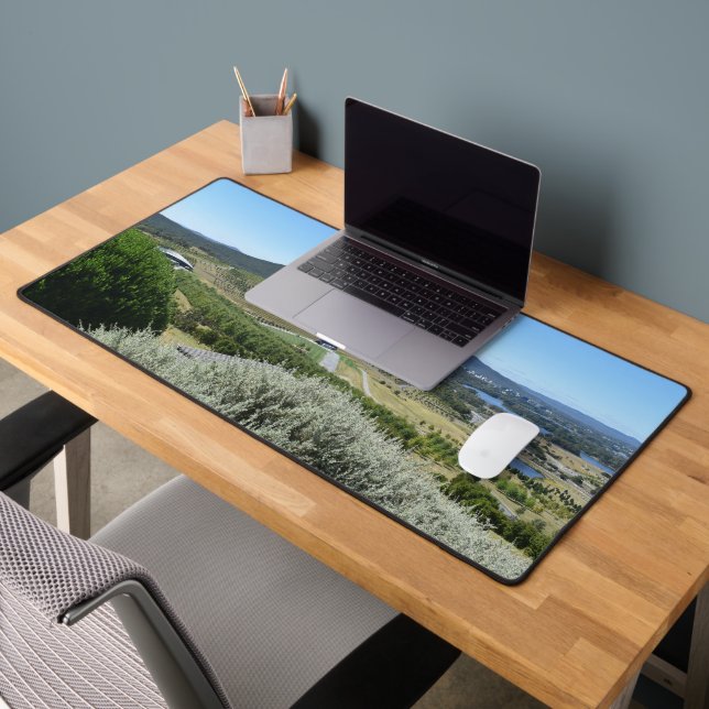 Idyllic Day in Canberra Desk Mat (Office 2)