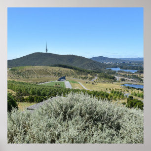 Idyllic Day in Canberra  Poster