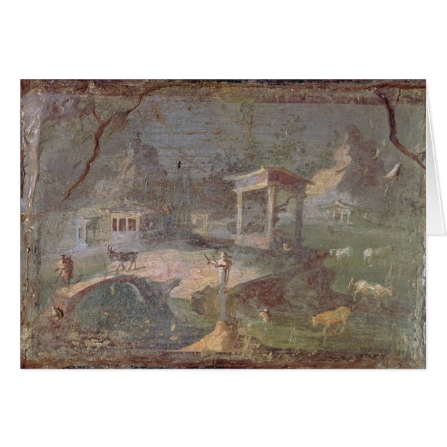 Idyllic Landscape, from Herculaneum, (Front Horizontal)