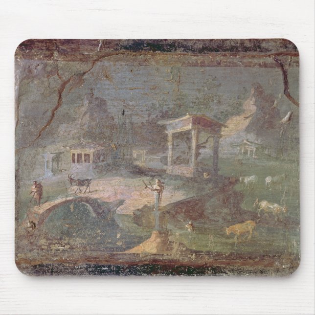 Idyllic Landscape, from Herculaneum, Mouse Pad (Front)