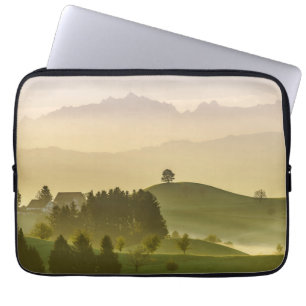 Idyllic Landscape Switzerland, Säntis Laptop Sleeve
