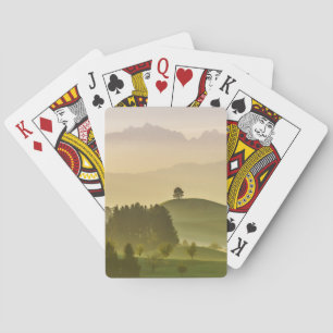Idyllic Landscape Switzerland, Säntis Playing Cards