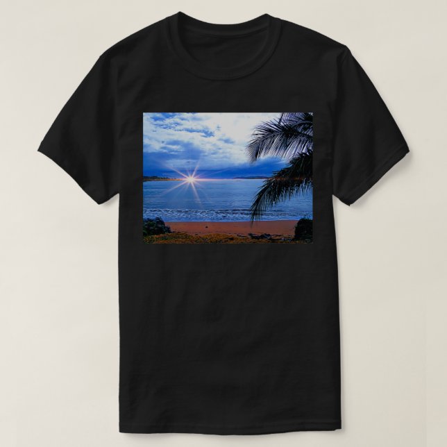 Idyllic Paradise In Bocas Del Toro Panama II T-Shirt (Design Front)