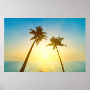 Idyllic Tropical Heaven Poster