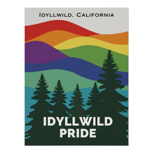 Idyllwild Pride Poster (Front)