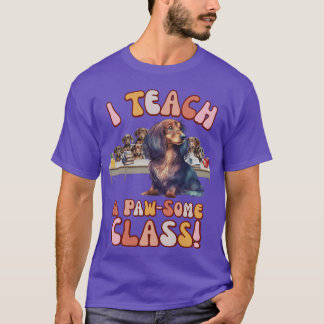 Ieach a PawSome Class family T-Shirt