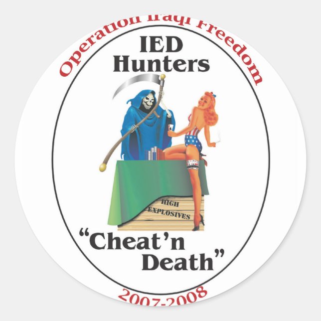 IED Hunters Stickers (Front)