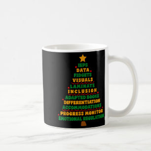 Ieps Teacher Christmas Tree Special Education Sped Coffee Mug