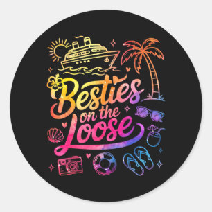 ies On The Loose Cruise Trip ie 2026 Vacation Classic Round Sticker