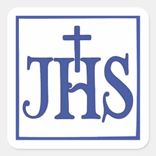 Iesus Hominum Salvator Square Sticker