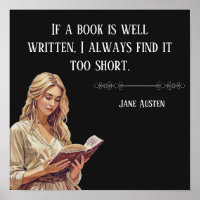 If a book is well written .. Jane Austen quote