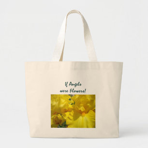 If Angels were Flowers! Tote bag Yellow Irises