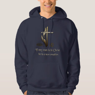 If any man is in christ hoodie