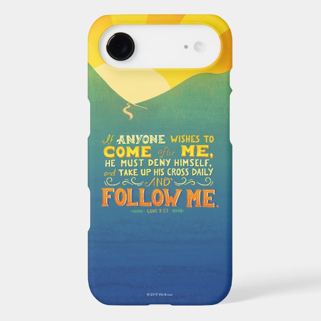 If Anyone Wishes to Come After Me Case-Mate iPhone Case (Back)