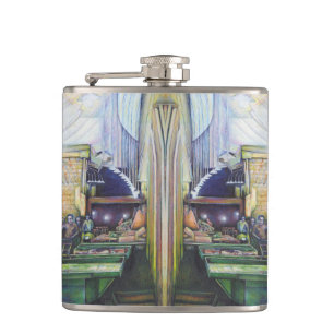 If Art Denies Form, Then Grace Will Furnish It Hip Flask