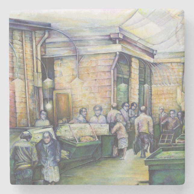 If Art Denies Form, Then Grace Will Furnish It Stone Coaster (Front)