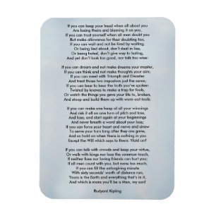 If by Rudyard Kipling Magnet