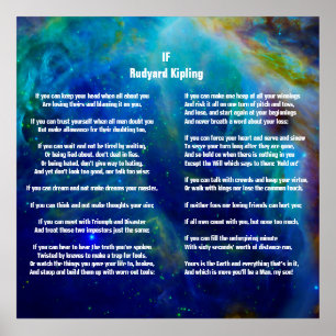 If by Rudyard Kipling on Orion Poster