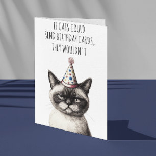 If Cats Could Send Birthday Cards