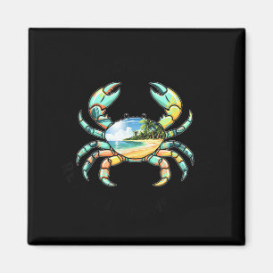 If Crabby Return to the Beach Funny Summer Magnet