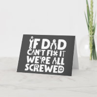 If Dad Can't Fix It, We're All Screwed