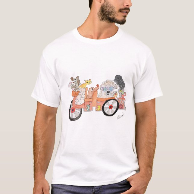 If Dogs Could Drive T-Shirt (Front)