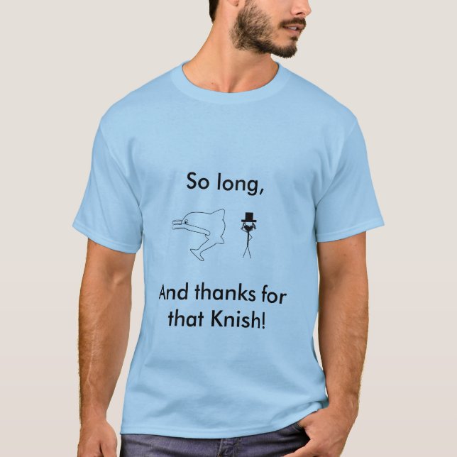 If Douglas Adams' Hitch Hiker was Jewish T-Shirt (Front)