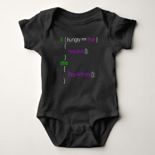 if...else baby bodysuit