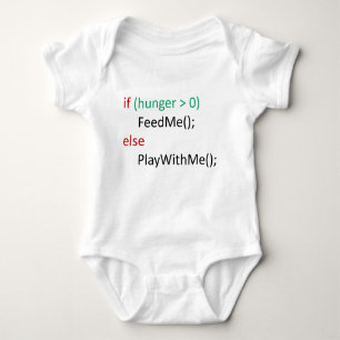 if...else baby bodysuit