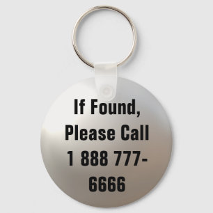 If Found, Call... Keychain