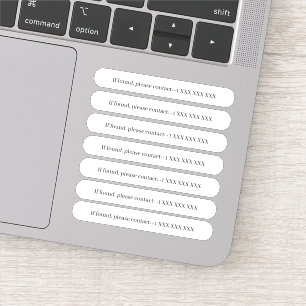 If Found, Please Contact/Return to x6