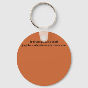 If found please e-mail key ring