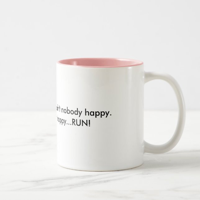 If grandma ain't happy...RUN Two-Tone Coffee Mug (Right)