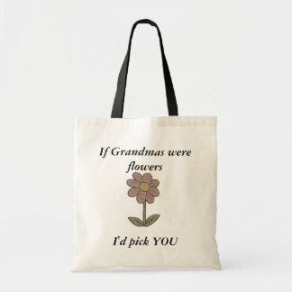 If Grandmas were flowers small tote Bag