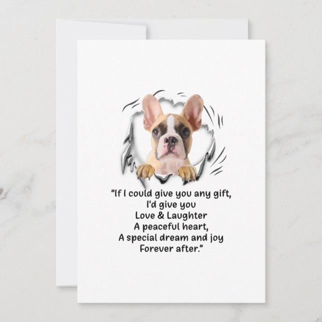 If I Could Give You Any Funny For Dog Lover Announcement (Front)