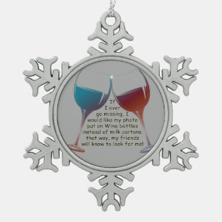 If I ever go missing! Fun Christmas Ornament