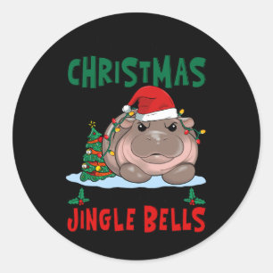 If I Had Anymore Xmas Spirit Id Be Ting Jingle Bel Classic Round Sticker