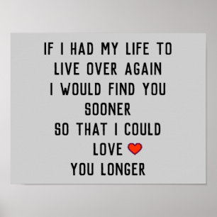 If I Had My Life Poster