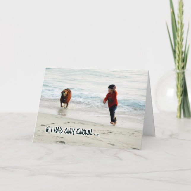 If I Had Only Known Reunion Card (Front)