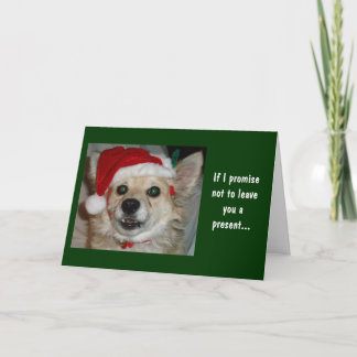 If I promise... Holiday Card