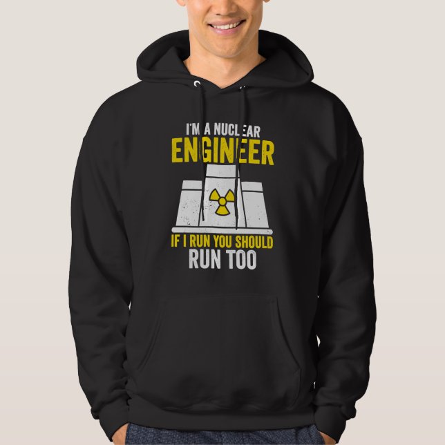 If I Run You Shoul Run Too Hoodie (Front)