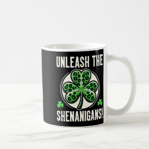 If I Shenan Ill Shenanigan Leopard Shamrock Women Coffee Mug