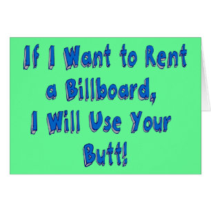 If I Want to Rent a Billboard