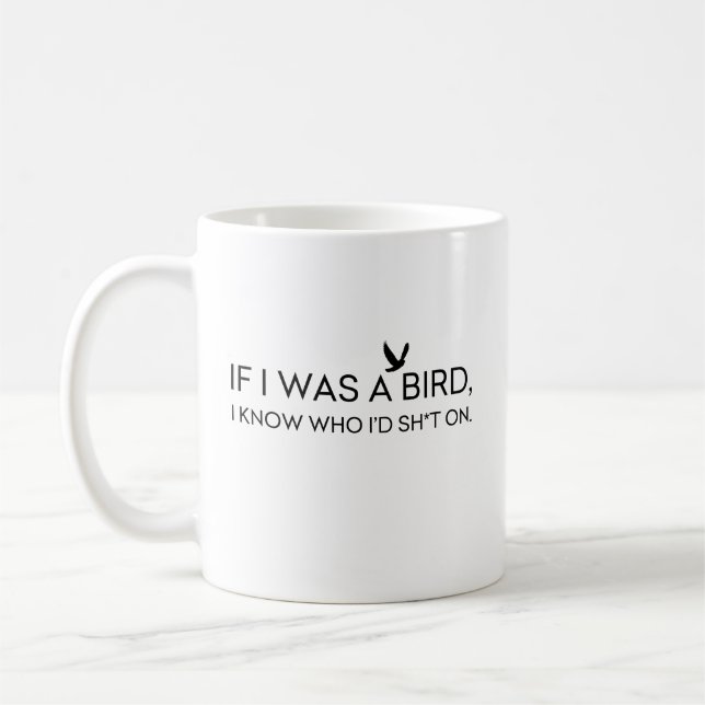 If I Was A Bird Coffee Mug (Left)