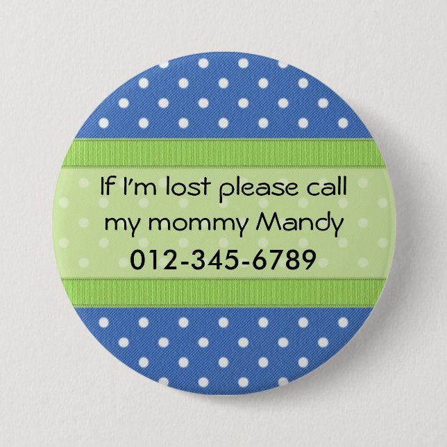 If I'm lost Button (Front)