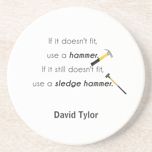 If it doesn't fit, coaster (Front)